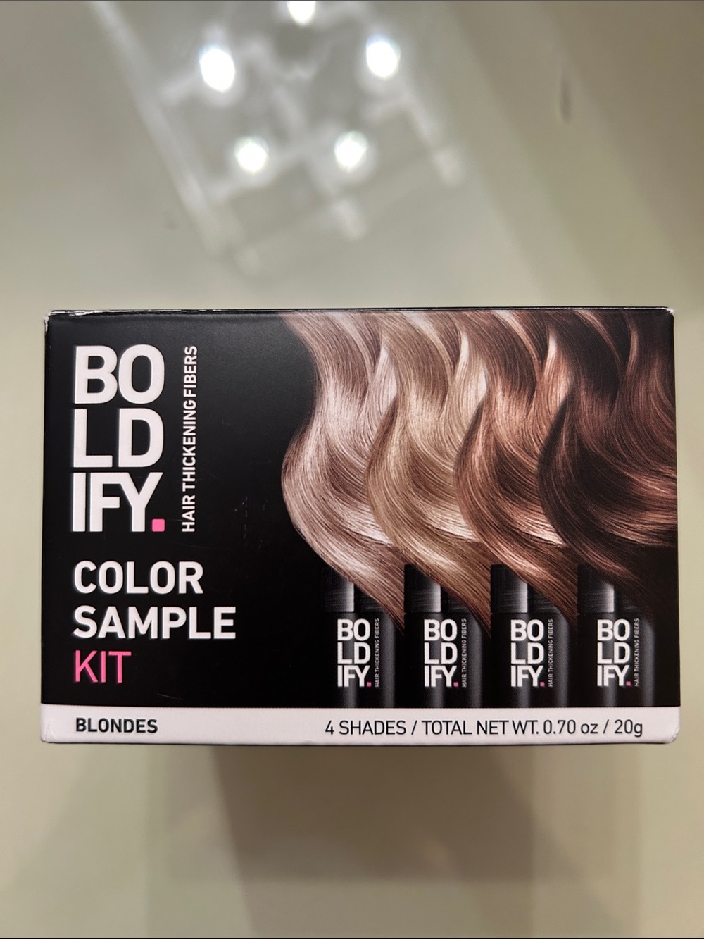 Hair Thickening Fibers-Blondes Color Sample Kit - Blonde Shades
